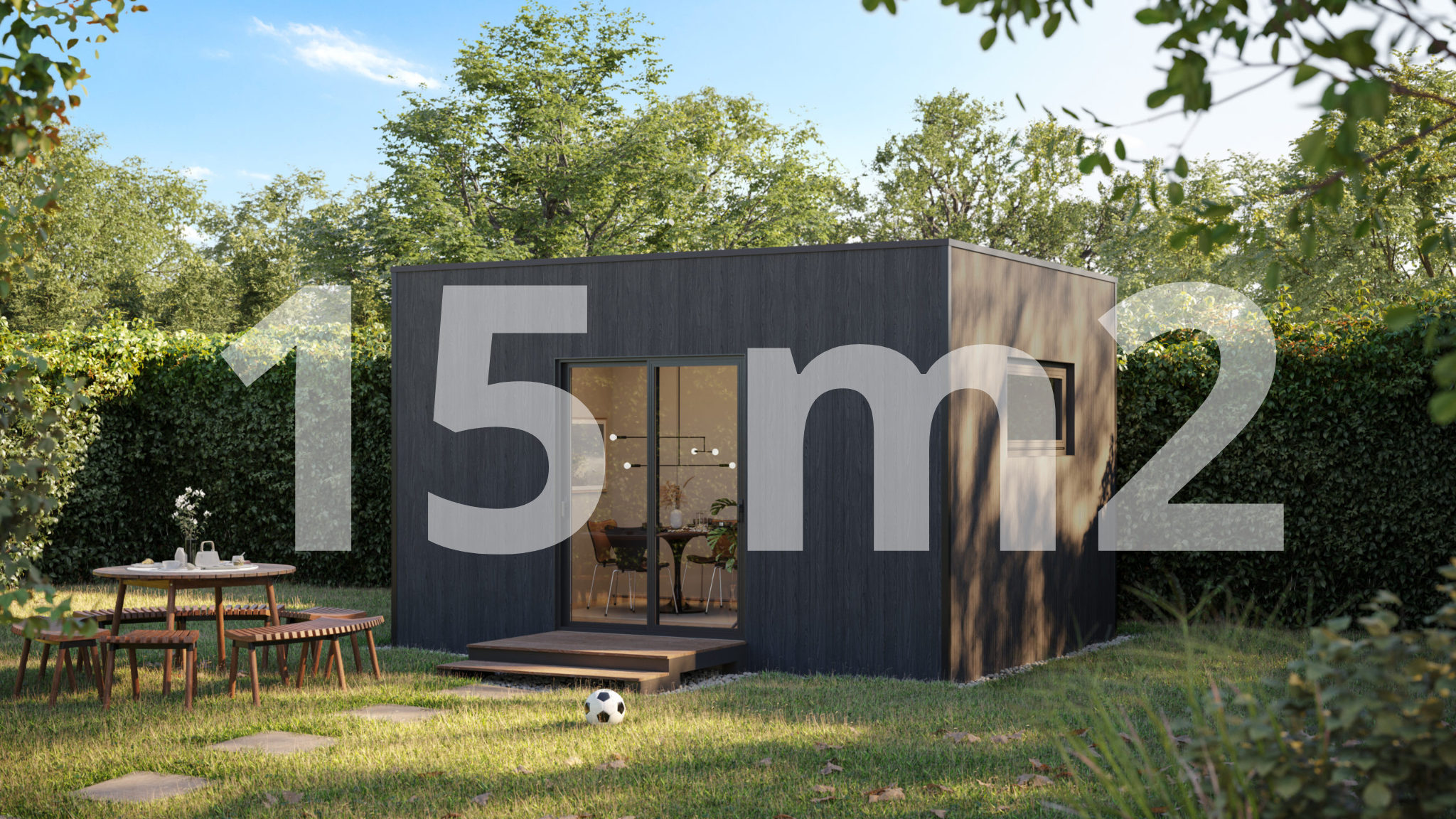 Studio de jardin 15 m²