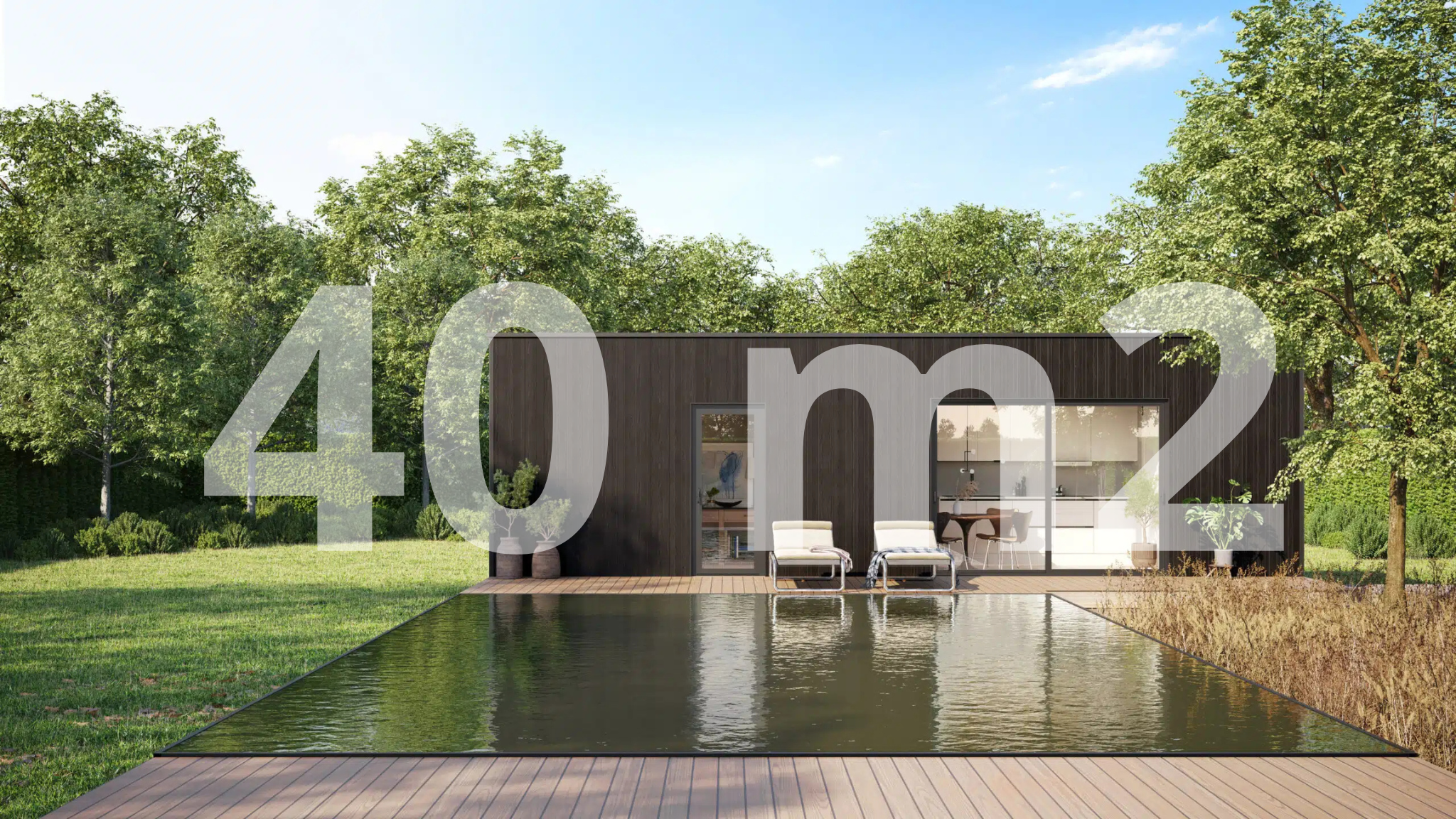 Studio de jardin 40 m²