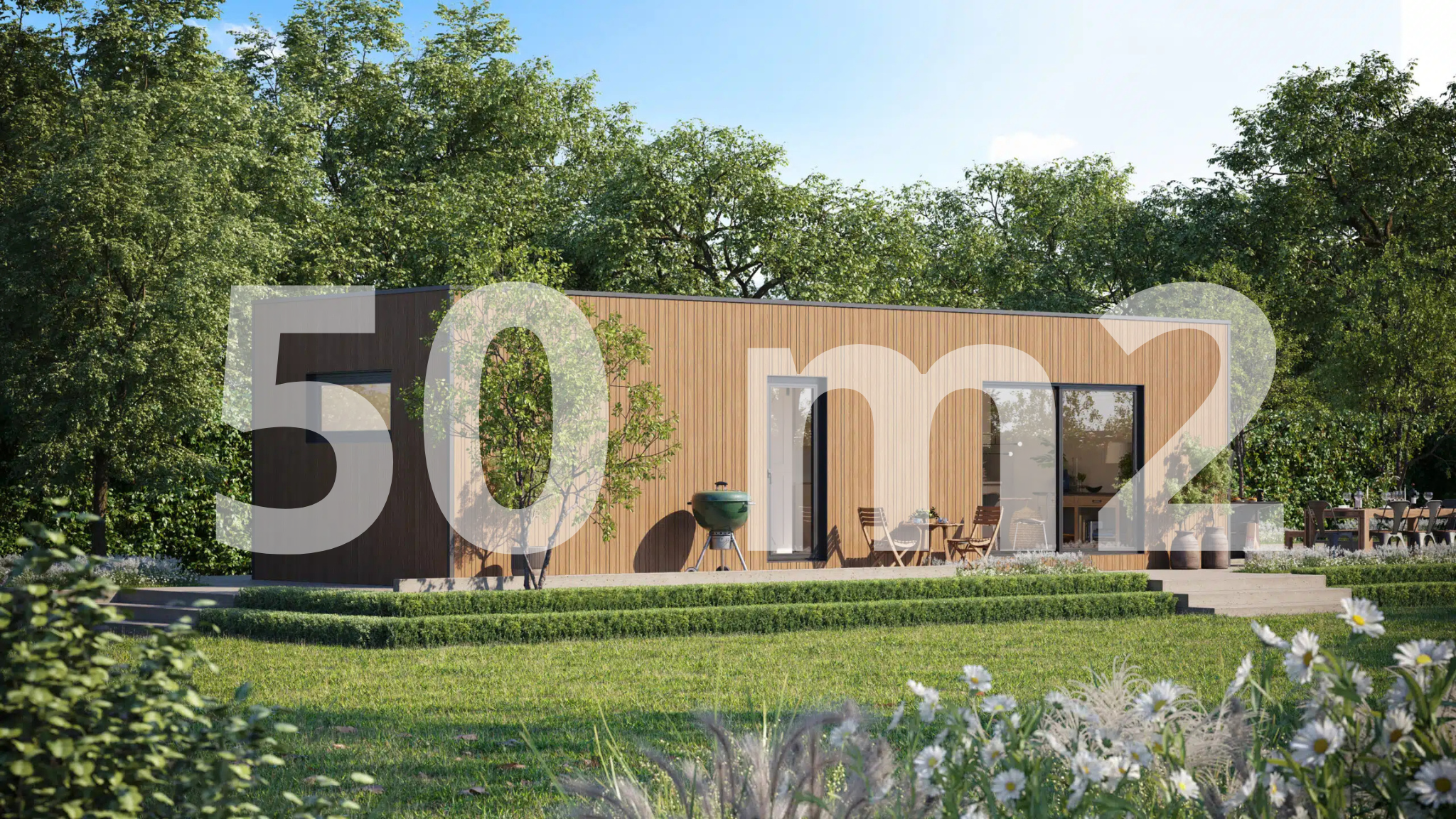 Studio de jardin 50 m²