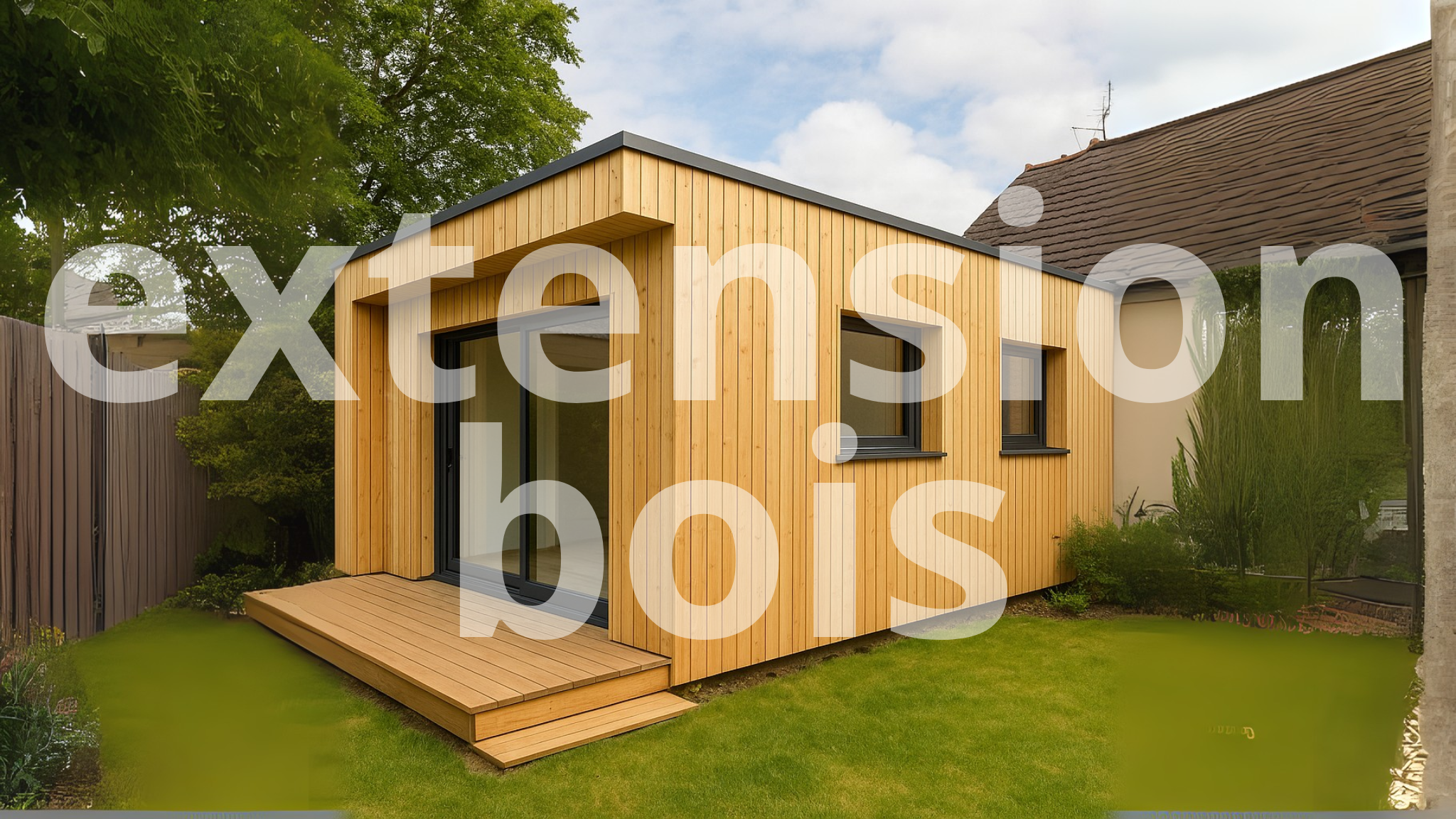 Extension bois sur mesure